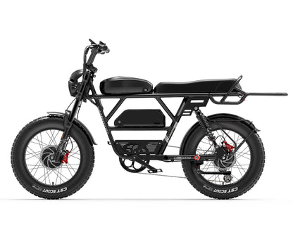 LANKELEISI X-Black Knight Dual Motor Electric Bike-Vostro Cycles